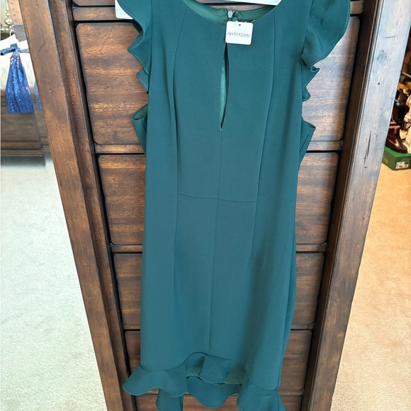 Ava & Aiden Dresses & Skirts - Ava & Aiden Teal Ruffle High Low Dress